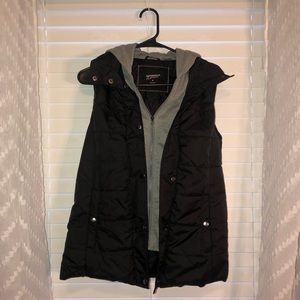 Puffy vest with additional inner lining